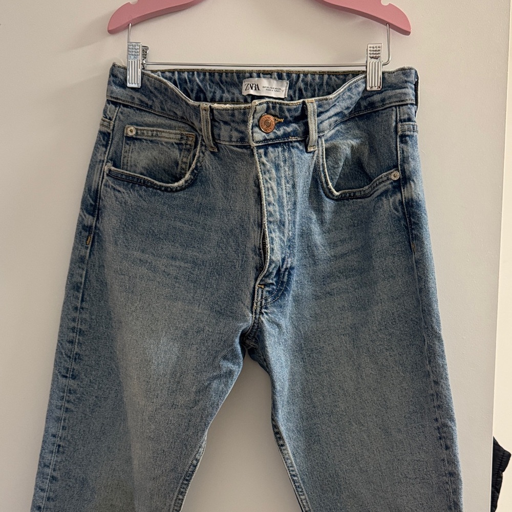 Zara Women's High Rise Blue Jeans